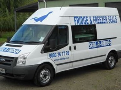 Seal-A-Fridge franchise van for fridge and freezer seal replacement, Upper North Island