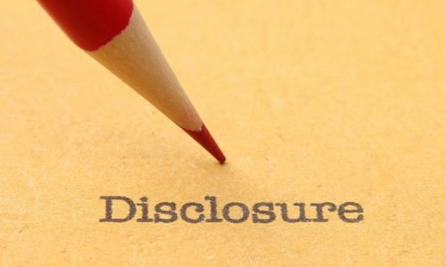 information to disclose to potential business buyers